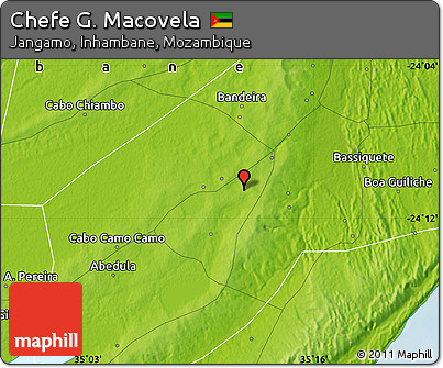 Physical Map of Chefe G. Macovela
