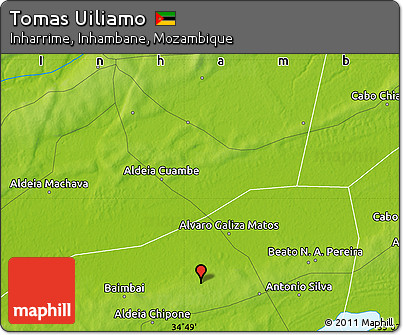 Physical Map of Tomas Uiliamo
