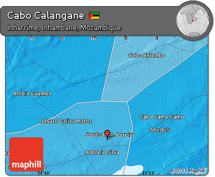 Political Map of Cabo Calangane