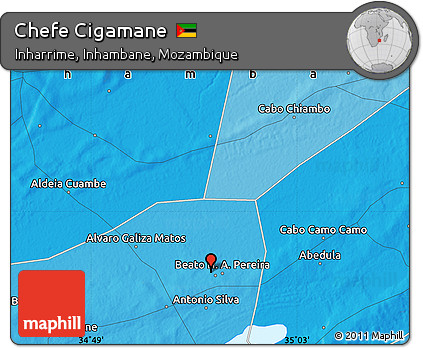 Political Map of Chefe Cigamane