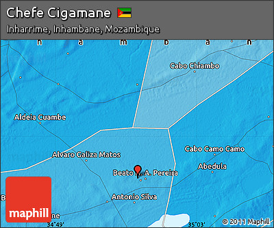 Political Map of Chefe Cigamane