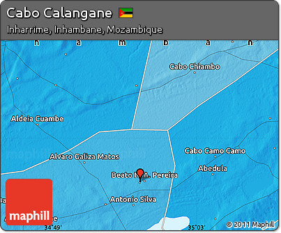 Political Map of Cabo Calangane