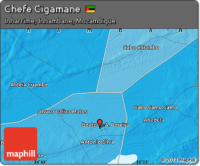 Political Map of Chefe Cigamane