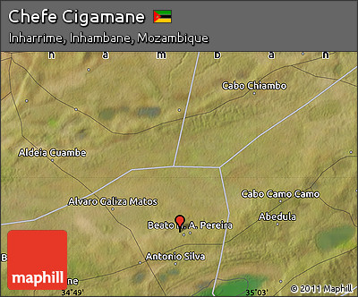 Satellite Map of Chefe Cigamane
