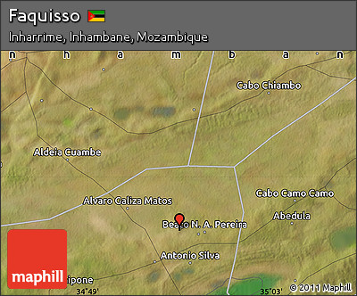 Satellite Map of Faquisso