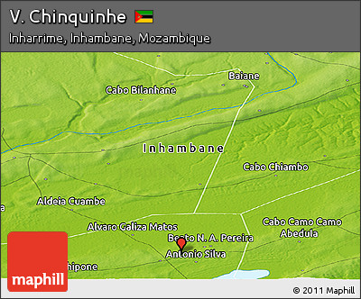 Physical Panoramic Map of V. Chinquinhe