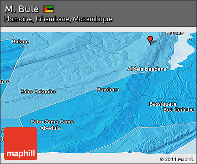 Political Panoramic Map of M. Bule