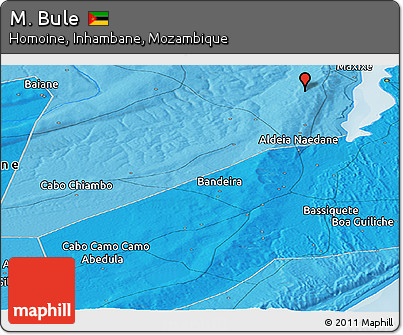 Political Panoramic Map of M. Bule