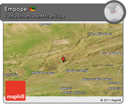 Satellite Panoramic Map of Empope