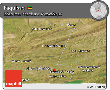 Satellite Panoramic Map of Faquisso