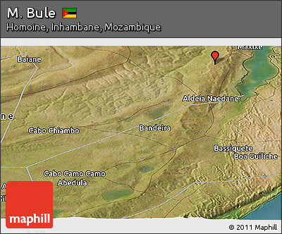 Satellite Panoramic Map of M. Bule