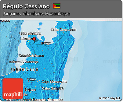 Political 3D Map of Régulo Cassiano