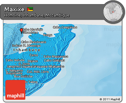 Political Panoramic Map of Maxixe