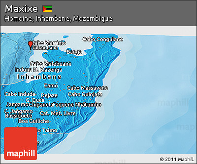 Political Panoramic Map of Maxixe