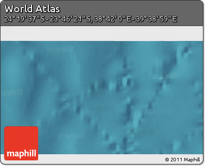 Satellite 3D Map of the Area around 24° 2' 59" S, 39° 10' 29" E