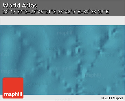 Satellite 3D Map of the Area around 24° 2' 59" S, 39° 10' 29" E