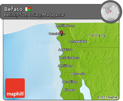 Physical 3D Map of Befaso