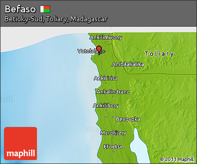 Physical 3D Map of Befaso