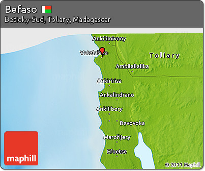 Physical 3D Map of Befaso
