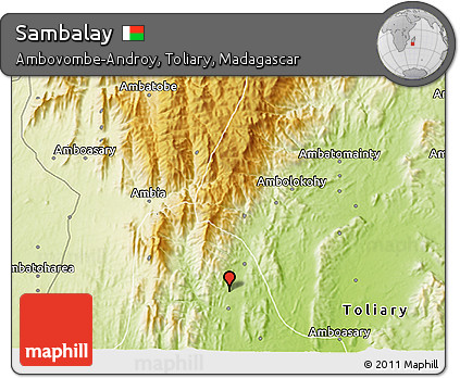 Physical 3D Map of Sambalay