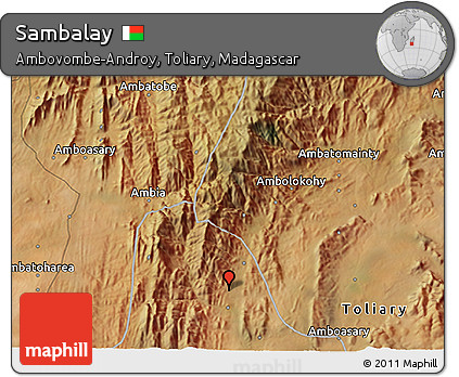 Satellite 3D Map of Sambalay