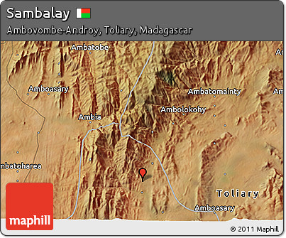 Satellite 3D Map of Sambalay
