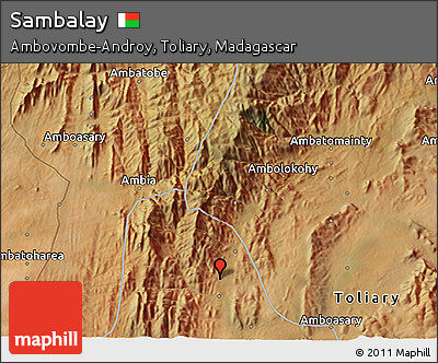 Satellite 3D Map of Sambalay