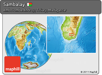 Physical Location Map of Sambalay