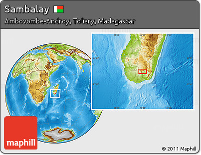 Physical Location Map of Sambalay