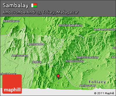 Political Panoramic Map of Sambalay