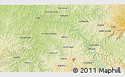 Physical 3D Map of São Pedro do Ivaí
