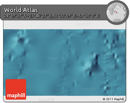 Satellite 3D Map of the Area around 24° 2' 59" S, 57° 1' 29" E