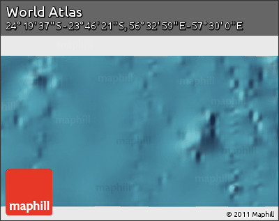 Satellite 3D Map of the Area around 24° 2' 59" S, 57° 1' 29" E