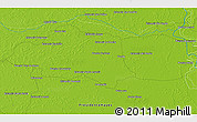 Physical 3D Map of Estancia Santa Catalina