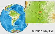 Physical Location Map of Estancia Santa Catalina