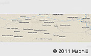 Shaded Relief Panoramic Map of Estancia Santa Catalina