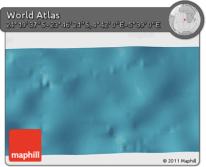 Satellite 3D Map of the Area around 24° 2' 59" S, 5° 10' 30" E
