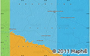 Political Map of the area around 24° 2' 59" S, 61° 58' 30" W