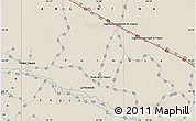 Shaded Relief Map of the area around 24° 2' 59" S, 61° 58' 30" W