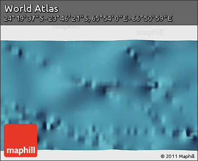 Satellite 3D Map of the Area around 24° 2' 59" S, 66° 22' 30" E