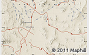 Shaded Relief Map of the area around 24° 2' 59" S, 69° 37' 30" W