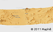 Political Panoramic Map of the area around 24° 2' 59" S, 69° 37' 30" W