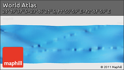 Physical Panoramic Map of the Area around 24° 2' 59" S, 72° 19' 29" E