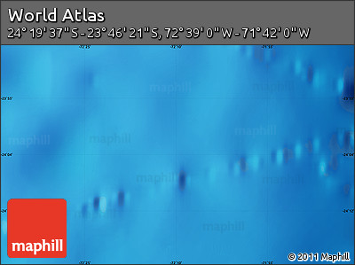 Physical Map of the Area around 24° 2' 59" S, 72° 10' 30" W