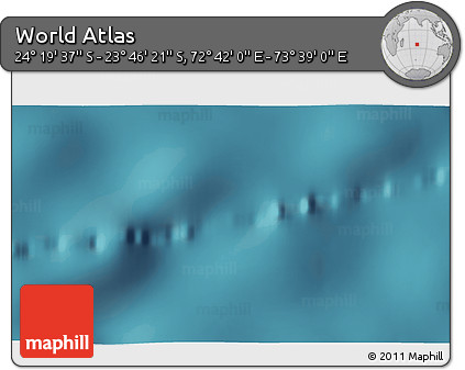 Satellite 3D Map of the Area around 24° 2' 59" S, 73° 10' 30" E