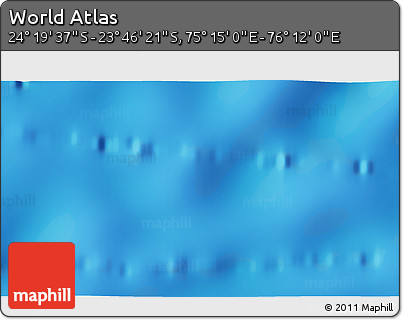 Physical 3D Map of the Area around 24° 2' 59" S, 75° 43' 29" E