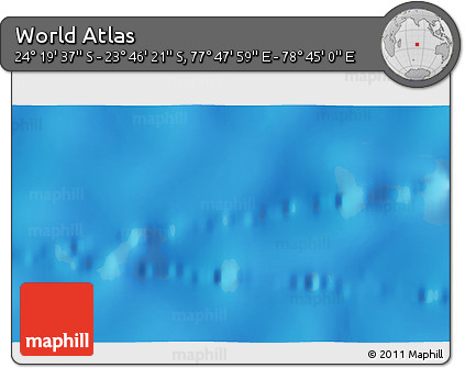 Physical 3D Map of the Area around 24° 2' 59" S, 78° 16' 30" E