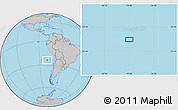 Gray Location Map of the area around 24° 2' 59" S, 79° 49' 29" W