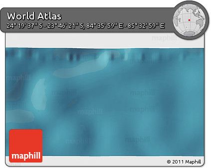 Satellite 3D Map of the Area around 24° 2' 59" S, 85° 4' 29" E