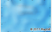 Physical Map of the area around 24° 2' 59" S, 87° 37' 30" E
